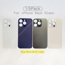 Back Glass Replacement Big hole For iPhone 8 SE XR XS 11 12 13 14 15 Pro Max Lot
