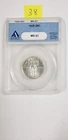 1925-P standing liberty quarter ANACS graded MS 63