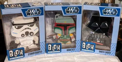 Funko Blox Star Wars Lot Darth Vader Boba Fett Stormtrooper #23 24 25 New In Box