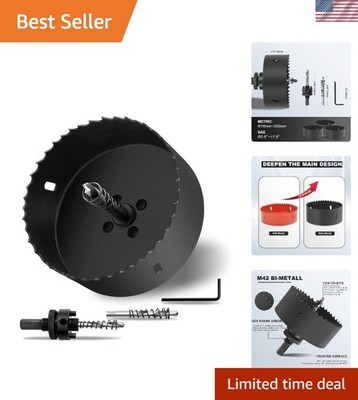 5-/8''丨30mm Hole Saws with Heavy Duty Arbor HSS Bi-Metal Hole Cutter | Drill B...