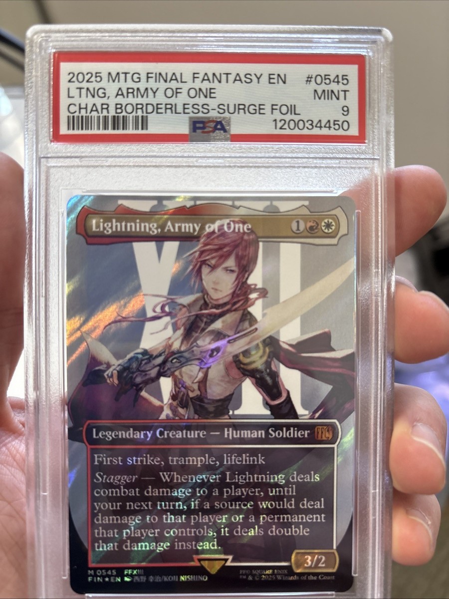 Lightning, Army of One (0545) (Borderless) (Surge Foil