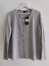 strickjacke damen Adagio seide + cashmere Gr.: 42 grau