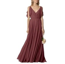 Jenny Yoo Cassie Cinnamon Rose Bridesmaid Dress 8 NWT