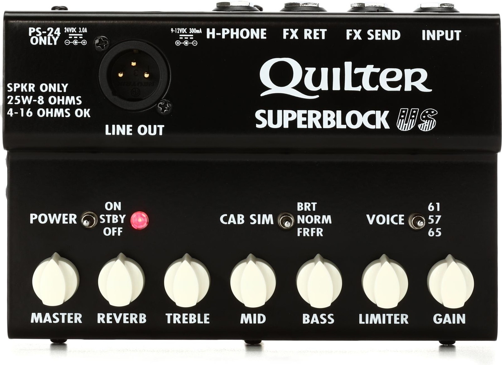 Quilter Labs SuperBlock US 25-ваттная педаль для гитарного усилителя