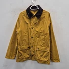 Barbour Casual Washed Bedale Chore Lightweight Yellow Country Jacket Size Medium