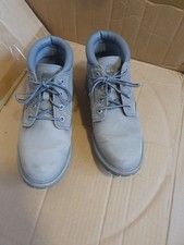 Timberland Ladies Grey Nubuck Boots, Size 6, Lace-Up