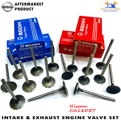 INTAKE & EXHAUST ENGINE VALVE SET CA18 ET 1.8 LTR For Nissan 200SX