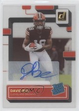 2022 Panini Clearly Donruss Rated Rookie Holo Mosaic David Bell #82 Auto f3p