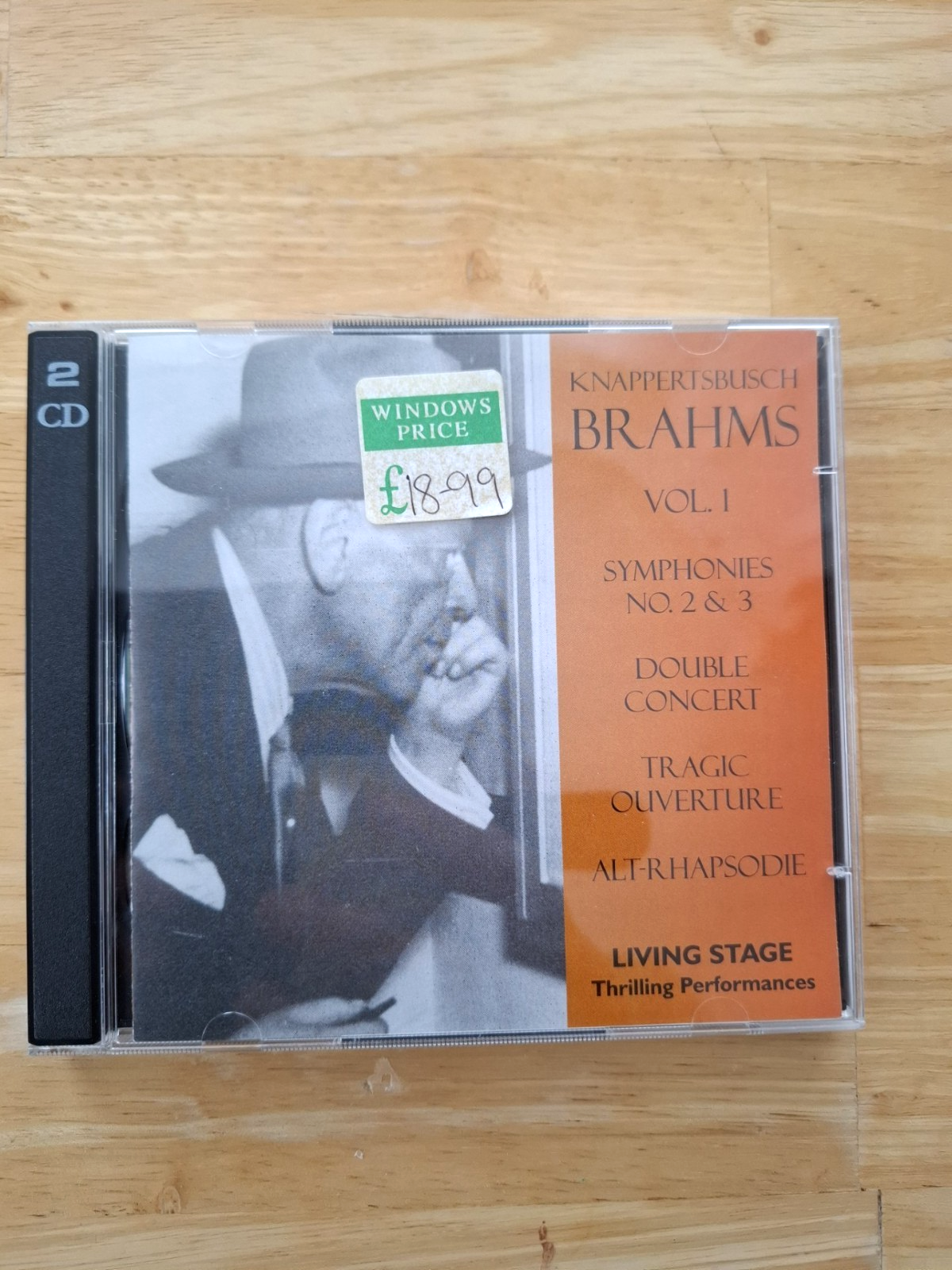 Johannes Brahms: Symphony Nos. 2 & 3 Vol. 1: Hans Knappertsbusch: 2CD Set
