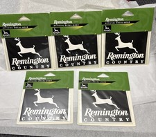 Lot Of 5 Remington Country Official Decalsdeerblackwhite Vinyl Lot Of 5 Remington Country Official Decalsdeerblackwhite Vinyl