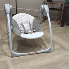 Ingenuity, Comfort 2 Go Compact Portable Baby Swing Flora The Unicorn 0-9 Months