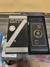 Vintage Jiffy Kodak series II camera in box Complete With Instructions VG Cond 