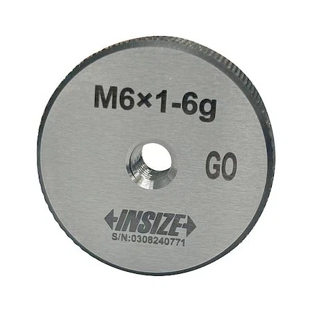 Insize 4120-6 Thread Ring Gage,Thread Size M6.0-1.00