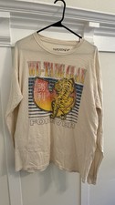 Band Promo Long Sleeve T-Shirt Wu-tang Large Cream
