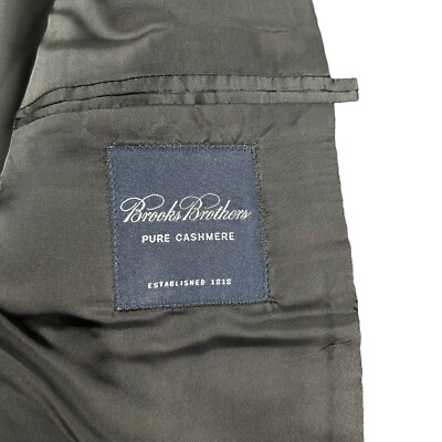 USA製　Brooks Brothers cashmere100 Jacket Brooks Brothers Men's 100% Cashmere Blazer Jacket Black • USA