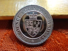 2020 St. Helena 1/10 Oz .999 Silver Crown Guinea East India Company