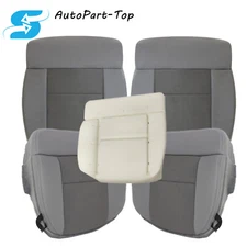 2004-2008 For Ford F150 XLT Front Seat Cover Flint Gray / Driver Foam Cushion US