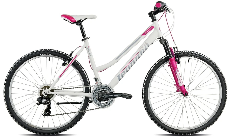 BICI LEGNANO L791 VALLES 26" MOUNTAIN BIKE DONNA ACCIAIO ANTERIORE SHIMANO 21V