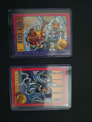 1993 Skybox Marvel X-Men Gold Teams series 2 Xavier's Files | eBay