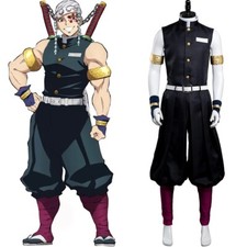 Cosplay Demon Slayer Uzui Tengen Kostüm Kopfbedeckung Halloween Anzüge Outfits