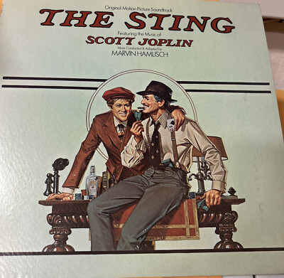 1-The Sting Original Motion Picture Soundtrack LP MCA Records Paul Newman Vinyl