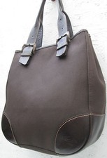 -AUTHENTIQUE  sac à main LONGCHAMP toile et  cuir TBEG vintage bag