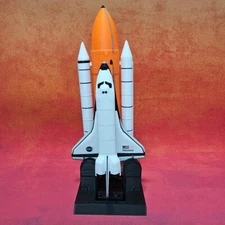 [craft] 1:200 Scale NASA Space Shuttle Model Rocket Model Painted Finished