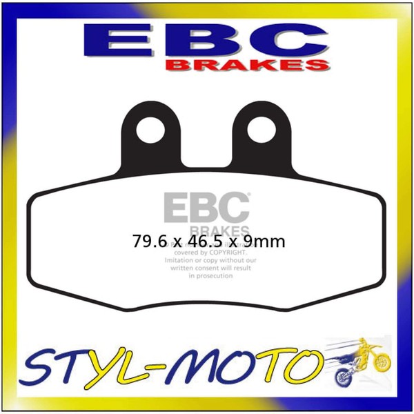 FA132 BeläGe Organisch Aramid Vorne Links Ebc Ktm Egs 350 1988-1991-image
