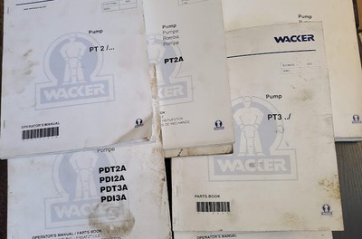 Wacker Pump Operator S Manuals And Parts Books Ebay