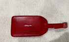 TWO Viking Cruise Luggage Tags Red Leather Authentic NEW w/TWO Viking Stickers! — photo 8
