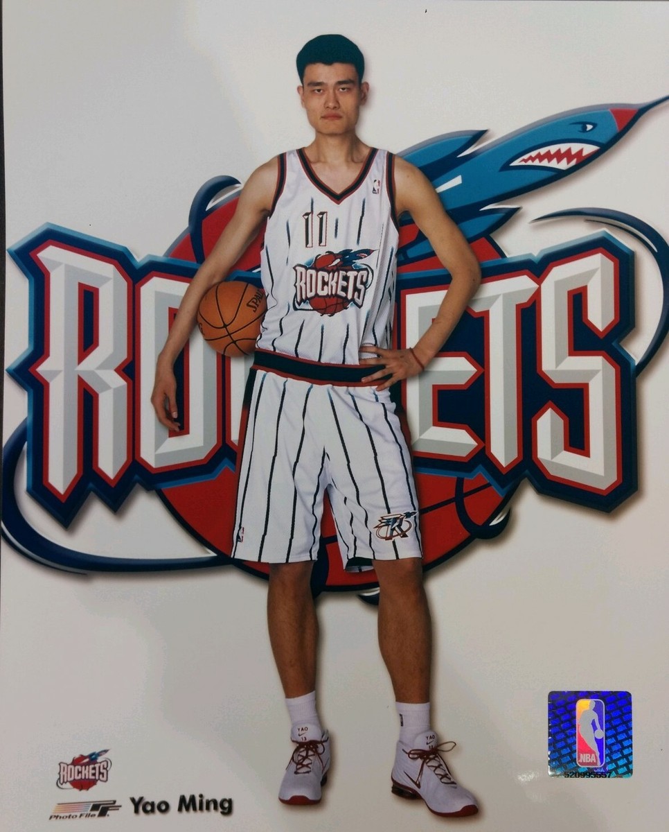 YAO MING Houston Rockets 8X10 Logo Photo HOUSTON ROCKETS | eBay