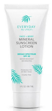 Everday by UNSUN Face  Body Mineral Sunscreen Lotion SPF 30 - 3 fl oz - NWT