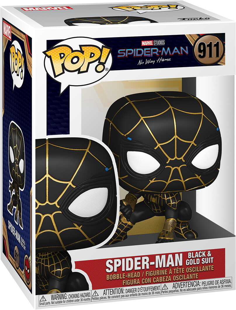 Marvel Spider-Man - Spider-Man Black & Gold Suit 911 - Funko