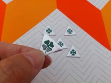 Logo cruscotto Quadrifoglio Verde QV Alfa Romeo MiTo 147 Giulietta 4C Brera 20mm