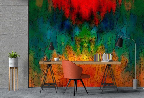 3D High-Rise Building 10865 Alius Herb Wall Mural Wall Murals