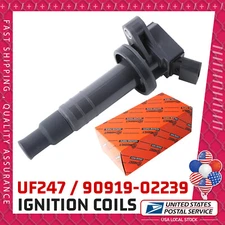 1x Ignition Coil For 00-08 Toyota Corolla Celica Matrix 1.8L UF247 90919-02339