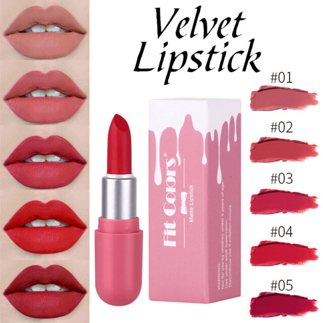 Waterproof Velvet Matte Lipstick Long Lasting Lip Stick Makeup Lip Tint Cosmetic