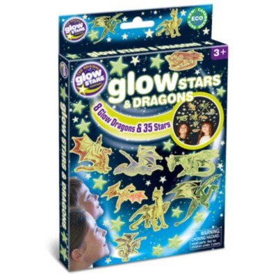 Glow in the Dark Stern und Drachen Formen Wand Decke Schlafzimmer Deko