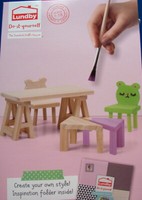 Kreativset Puppenstube Lundby Tisch StüHle Zum Benalen Holz Diy