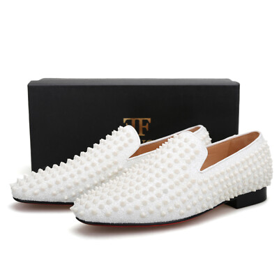 Handmade FERUCCI Men Burgundy Velvet Slippers loafers with Crown