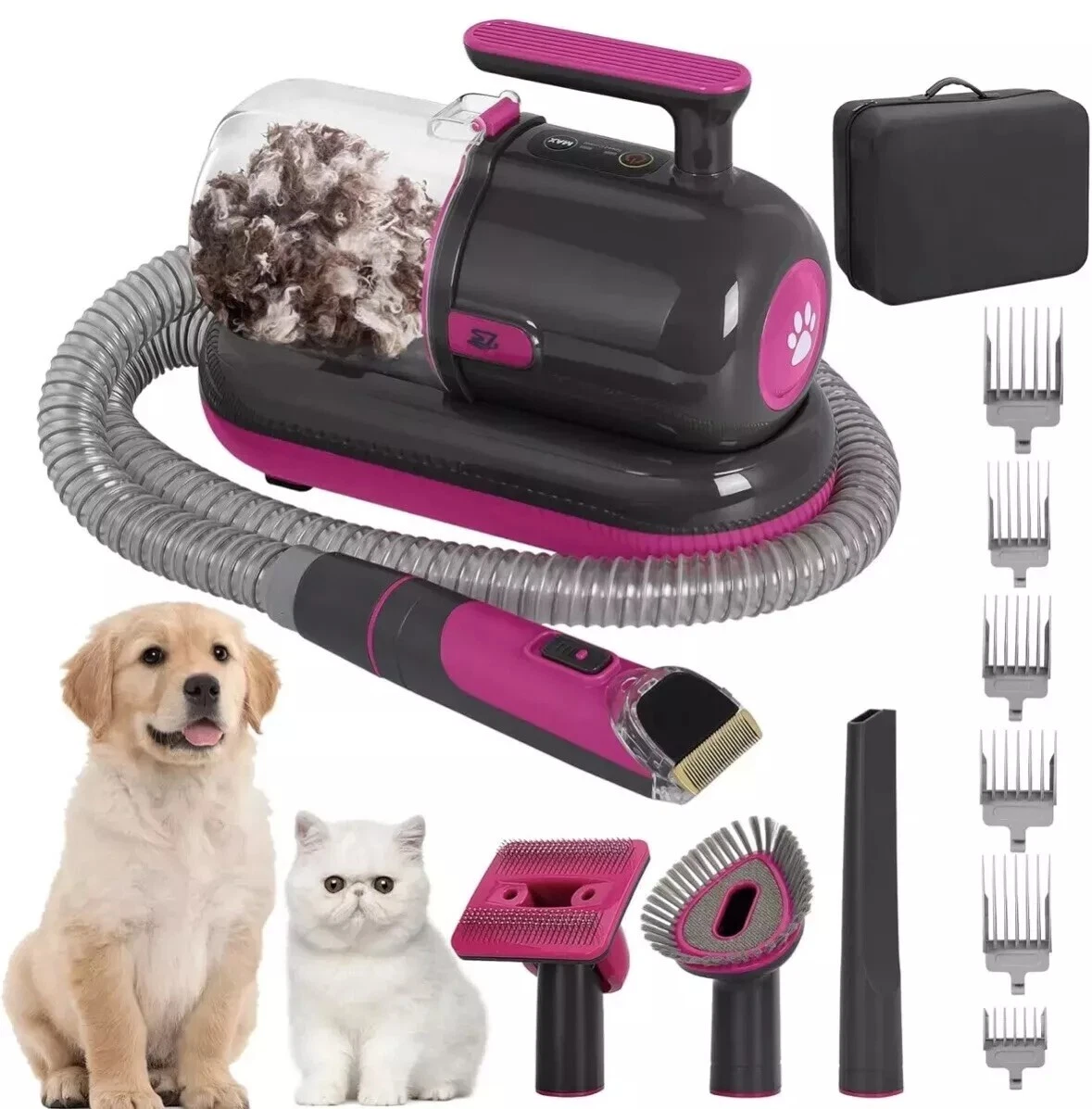 1.5 L Pet Grooming Vacuum Kit with Nail Trimmer & 99% Hair Suction for Dogs/Cats
Opens in a new wind