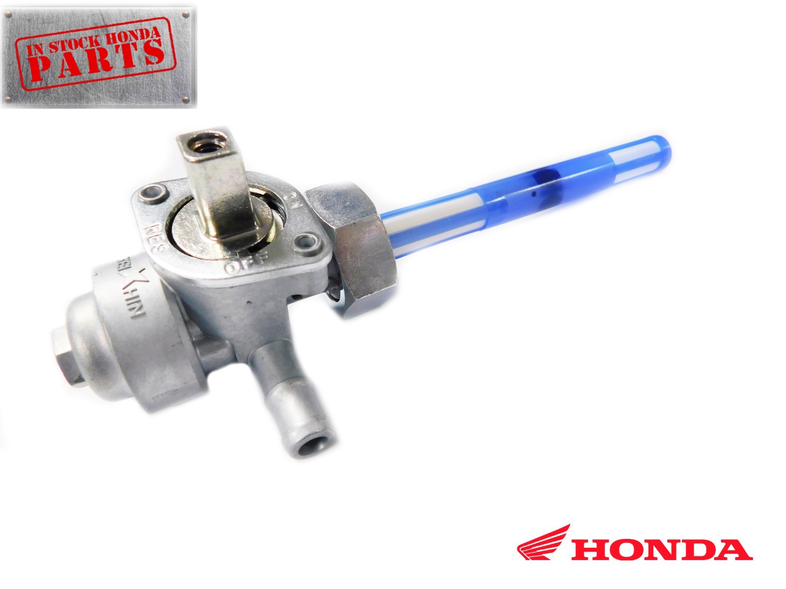 Fuel Petcock Valve For Honda TRX250R ATV (1986-1989) - On/Off/Reserve, Direct OEM Replacement