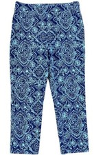 Chico's Women's So Slimming Brigitte Cool Marine Crop Pants Size 0.5 or 6 NWOT