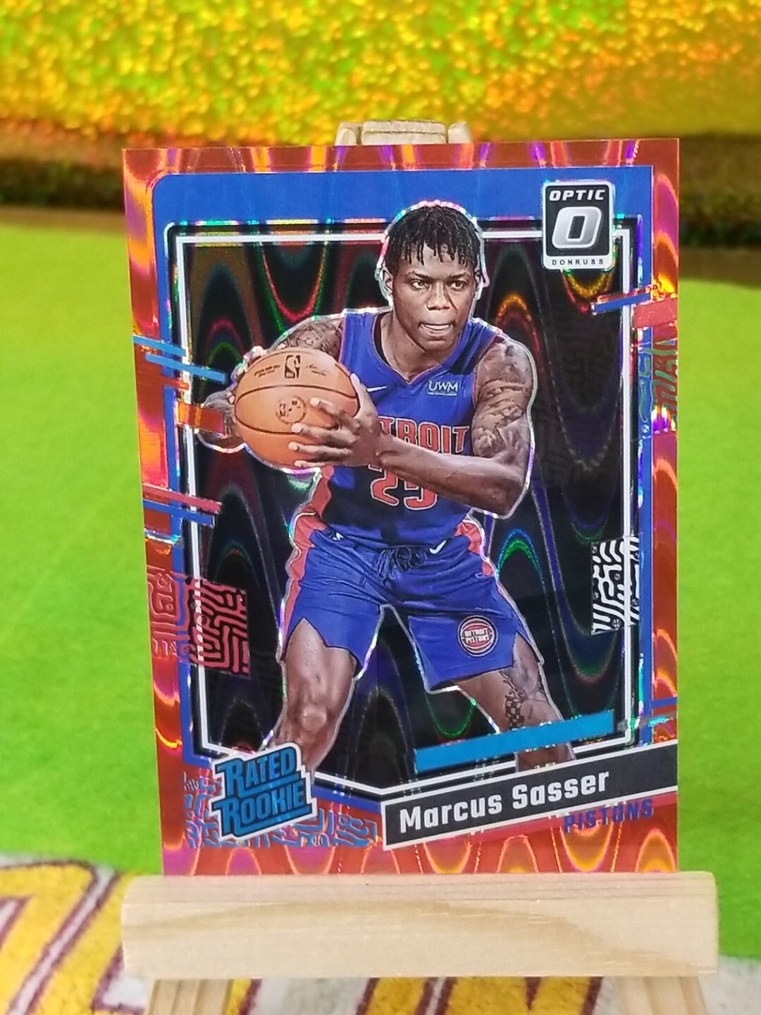 2023-24 Donruss Optic Marcus Sasser Rated Rookie Red Seismic SP/130 #242 RC RARE