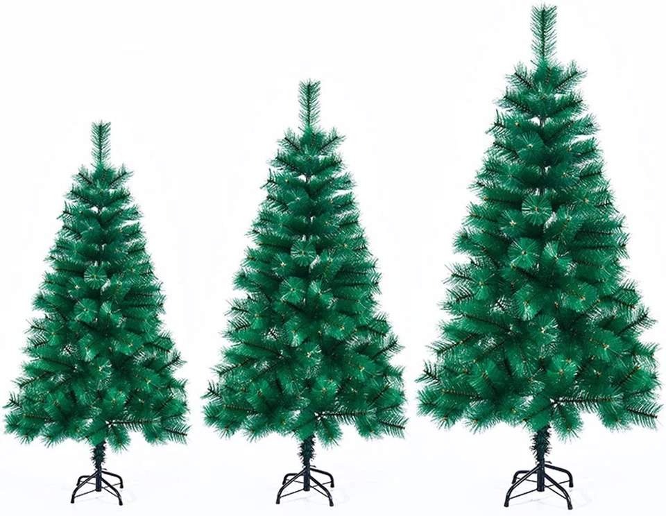 Albero di Natale pino Artificiale Realistico da 60 90 120 150 180 210 cm verde - Immagine 4 di 4