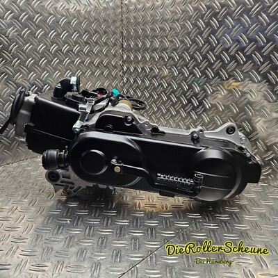 Motor Komplett 50ccm (kurze Hinterachse) mit SLS 12 Zoll 50 139 QMB QMA GY6 #01
