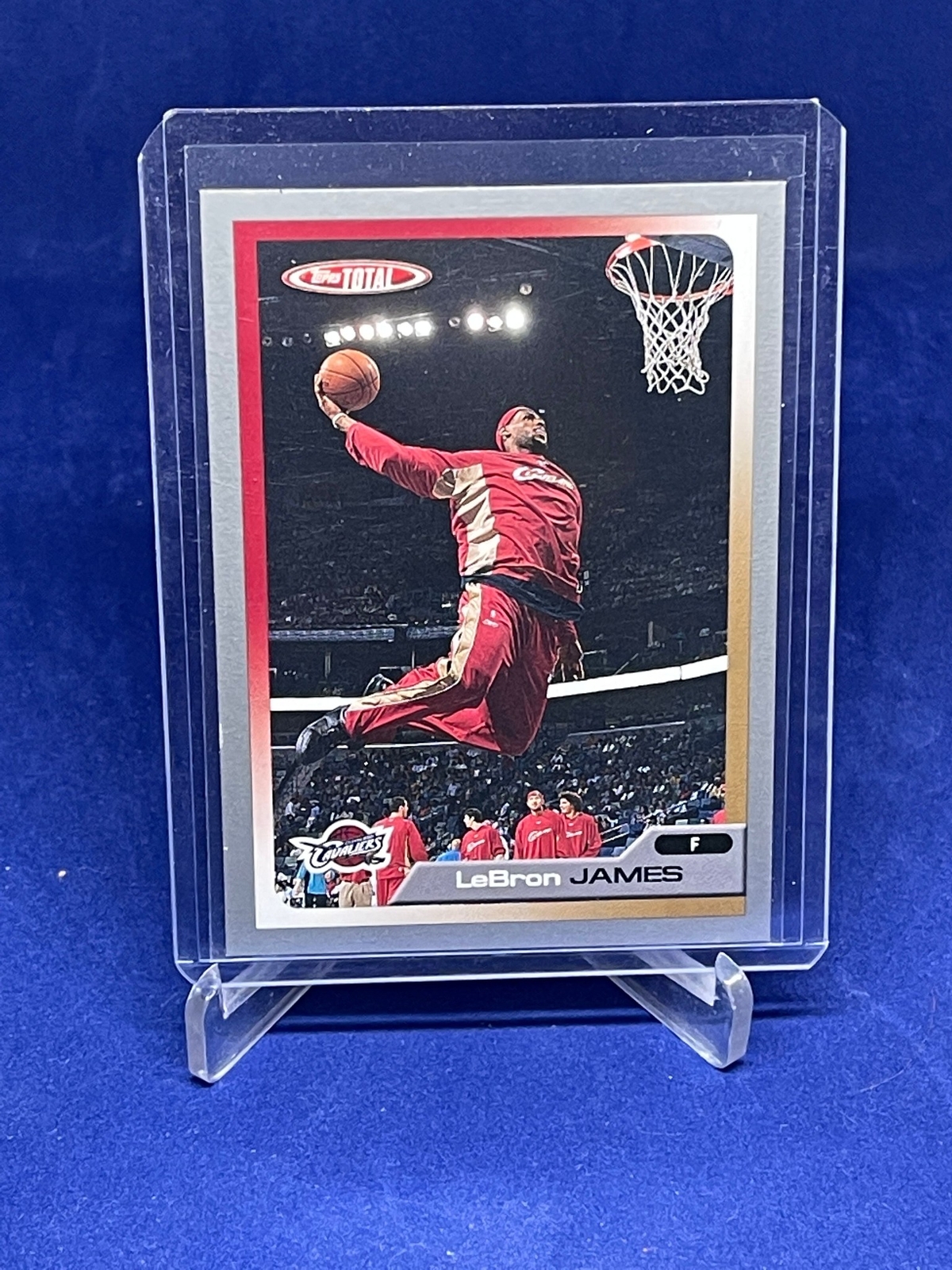 LEBRON JAMES 2005-06 TOPPS TOTAL SILVER SP #45