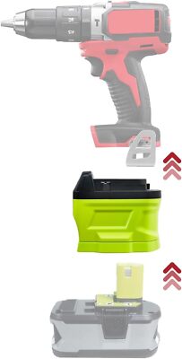 Battery Adapter for Ryobi 18V Battery Converter to for Milwaukee 18V Power Tool
