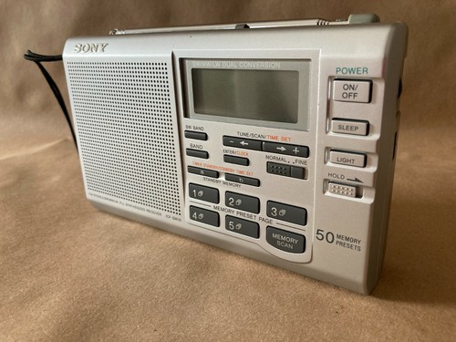 Sony Icf Sw35 Radio W Antenna W Strap W Case Functional Read Desc Ebay