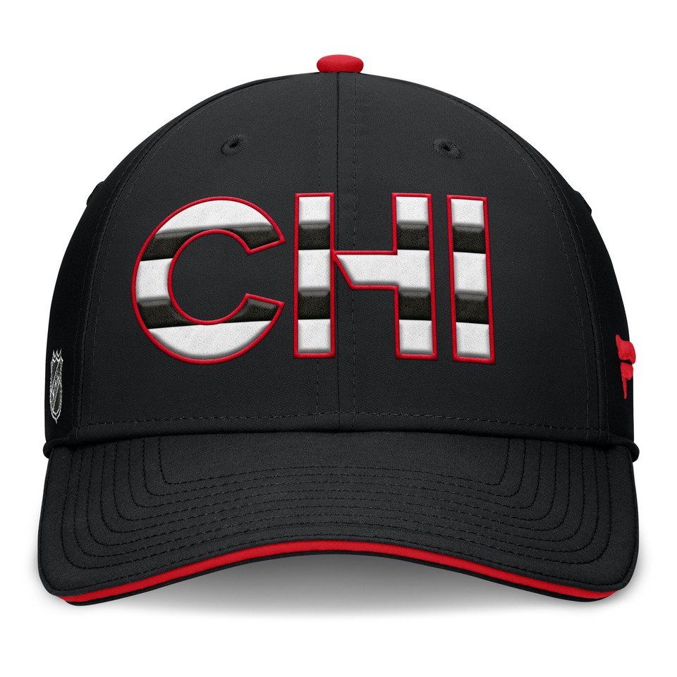 Men's Fanatics Black/Red Chicago Blackhawks Authentic Pro Rink Team